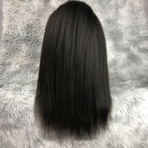 Full Cuticle Curly Headband Wigs Human Hair GlueLess None Lace 10A Virgin Peruvian Head Band Human Hair Wigs